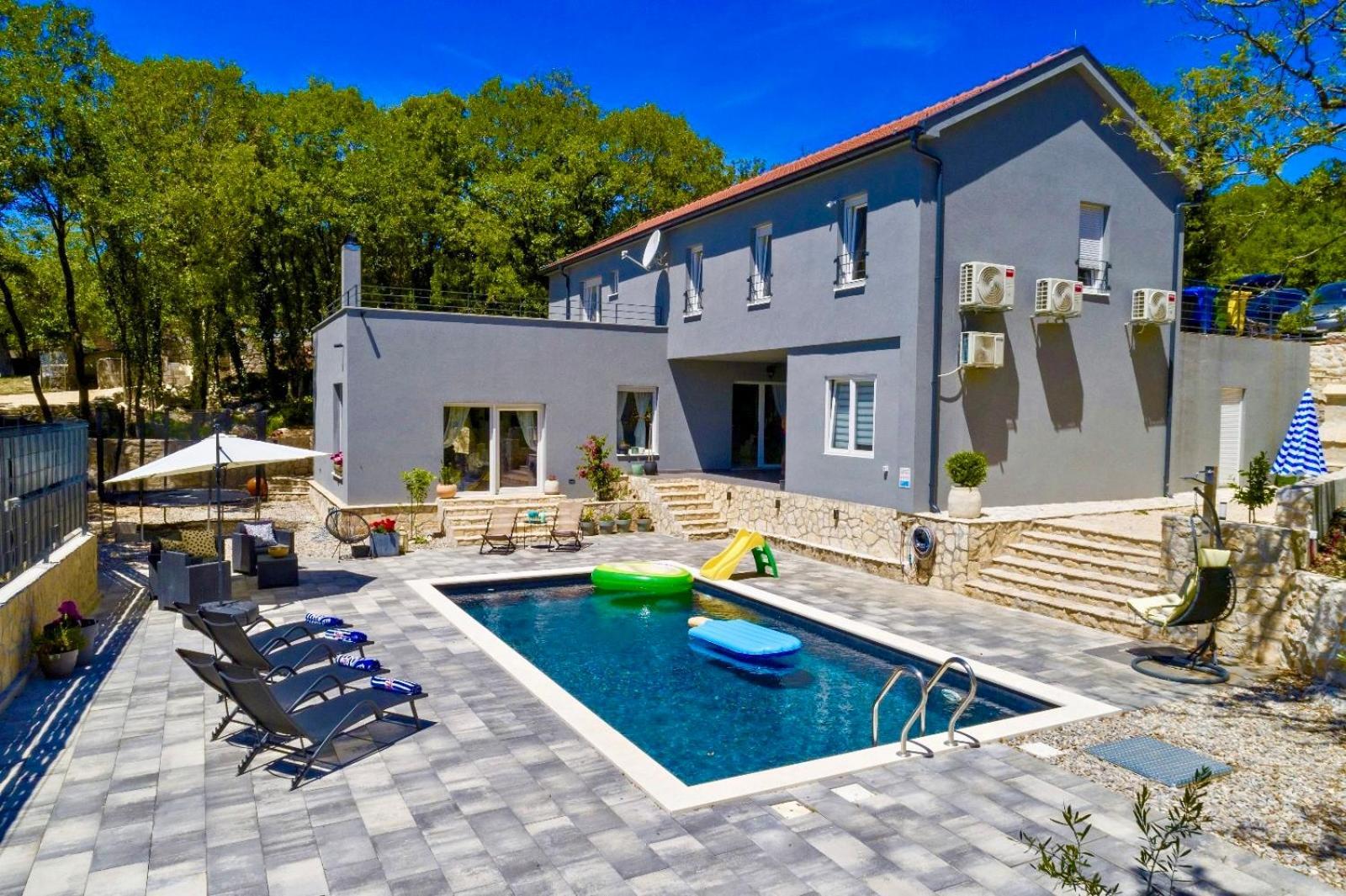 Zagvozd Luxury Villa Andrea Vrzika In Forest Near The Sea מראה חיצוני תמונה
