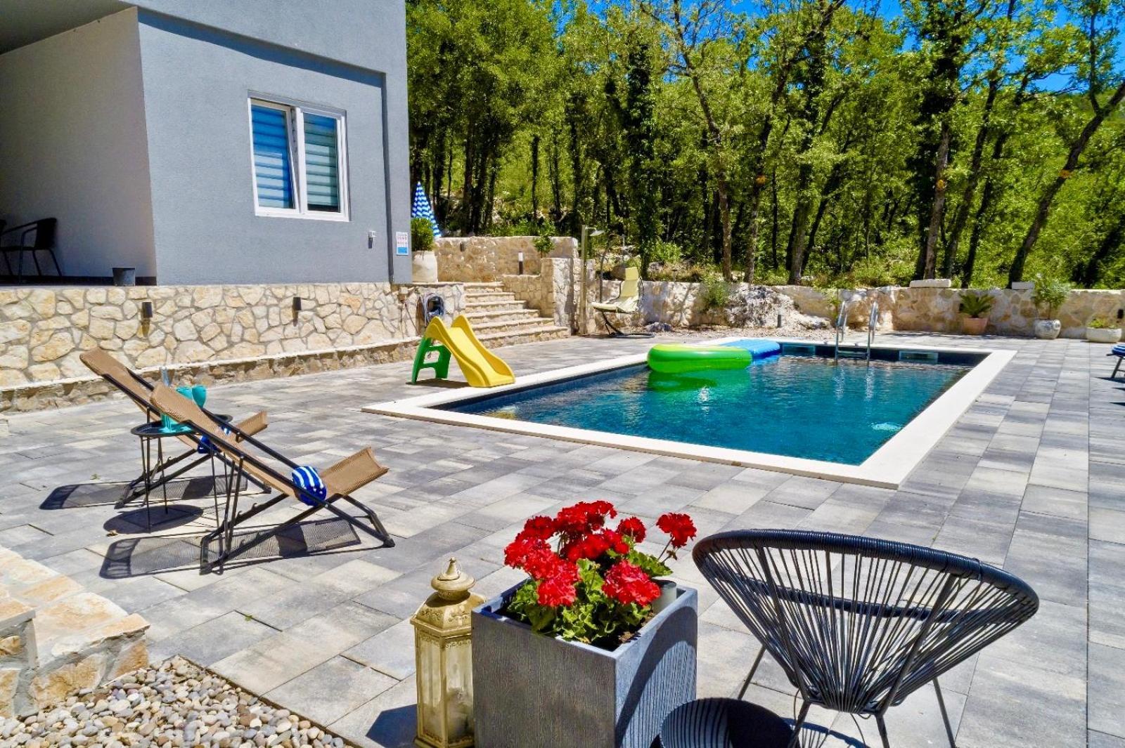 Zagvozd Luxury Villa Andrea Vrzika In Forest Near The Sea מראה חיצוני תמונה