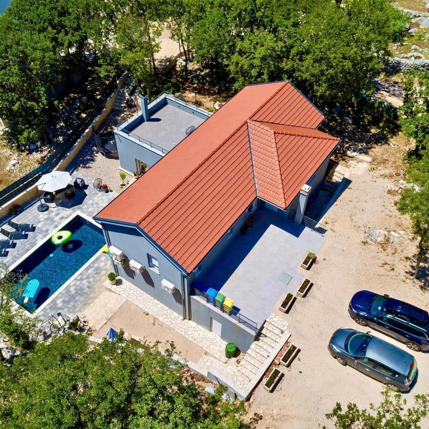 Zagvozd Luxury Villa Andrea Vrzika In Forest Near The Sea מראה חיצוני תמונה