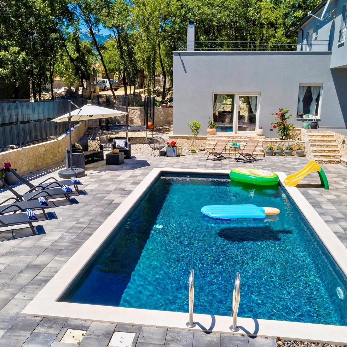 Zagvozd Luxury Villa Andrea Vrzika In Forest Near The Sea מראה חיצוני תמונה