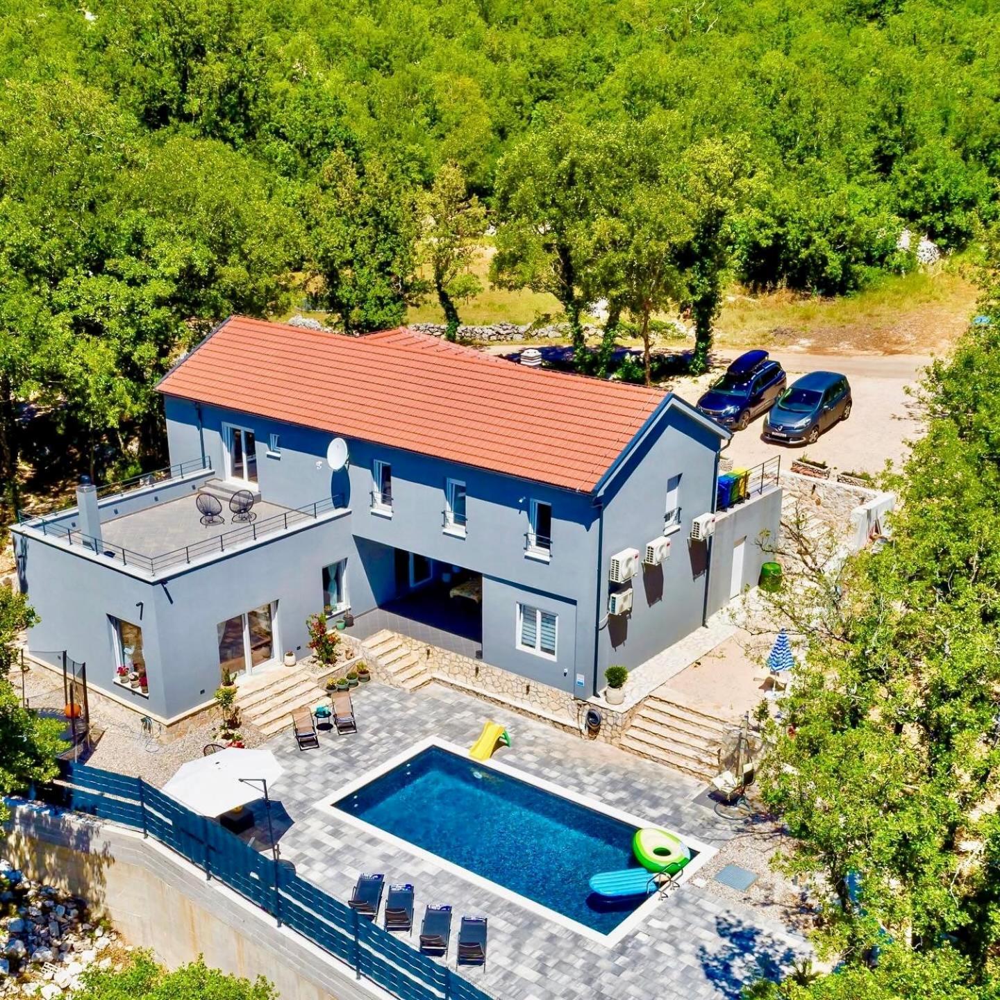 Zagvozd Luxury Villa Andrea Vrzika In Forest Near The Sea מראה חיצוני תמונה